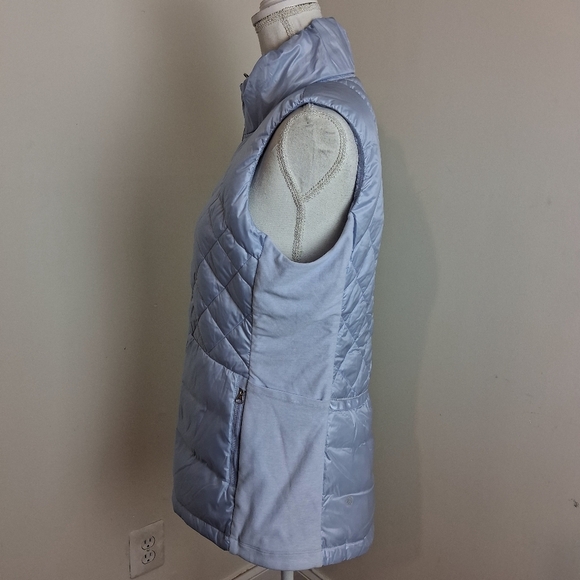 Lululemon Down For Run Down Filled Vest In Pale Blue Size 10 - Picture 12 of 13